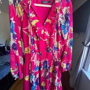Ralph Lauren Fuchsia Dress